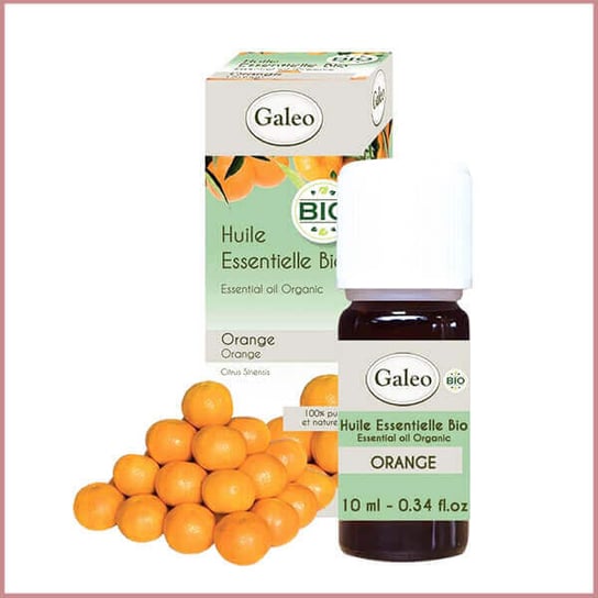 Galeo, Olejek eteryczny BIO z pomarańczy, 10 ml Galeo