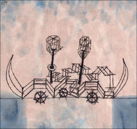 Galeria Plakatu, Alter Dampfer, Paul Klee, 30x30 cm Galeria Plakatu