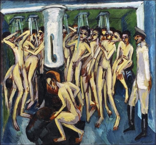 Galeria Plakatu, Artillerymen, Ernst Ludwig Kirchner, 40x40 cm Galeria Plakatu