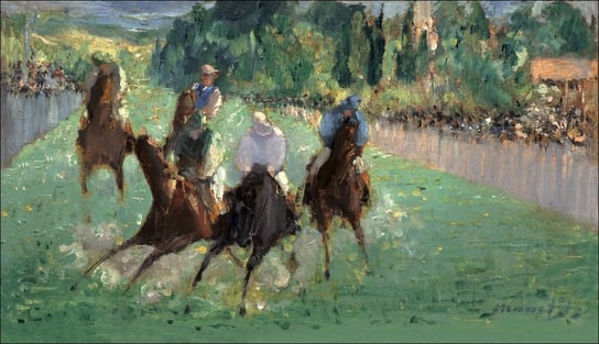 Galeria Plakatu, At The Races, Edouard Manet, 29,7x21 cm Galeria Plakatu
