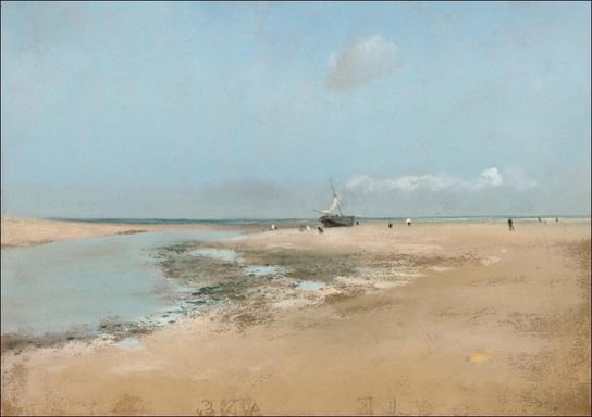 Galeria Plakatu, Beach at Low Tide, Edgar Degas, 42x29,7 cm Galeria Plakatu
