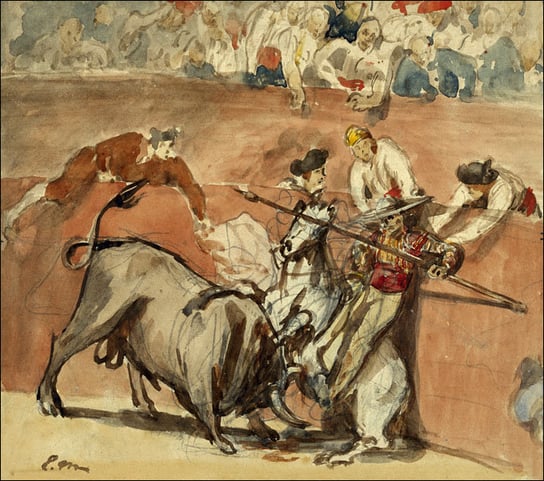 Galeria Plakatu, Bullfight, Edouard Manet, 29,7x21 cm Galeria Plakatu