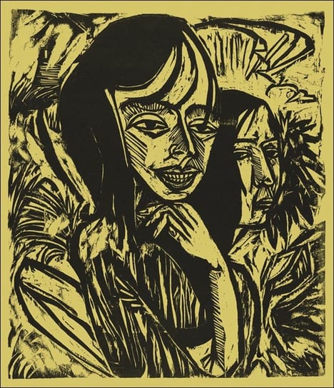 Galeria Plakatu, Fehmarn Girls, Ernst Ludwig Kirchner, 30x30 cm Galeria Plakatu