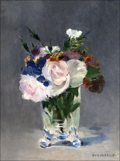 Galeria Plakatu, Flowers In A Crystal Vase, Edouard Manet, 29,7x42 cm Galeria Plakatu