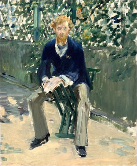 Galeria Plakatu, George Moore In The Artist&Rsquo;S Garden, Edouard Manet, 20x30 cm Galeria Plakatu