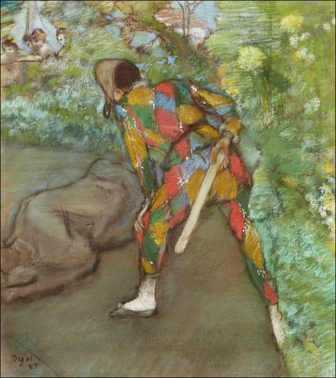 Galeria Plakatu, Harlequin , Edgar Degas, 70x100 cm Galeria Plakatu