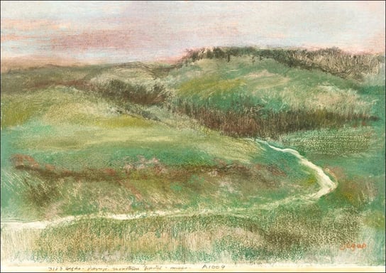 Galeria Plakatu, Landscape (1892) by Edgar Degas, Edgar Degas, 29,7x21 cm Galeria Plakatu