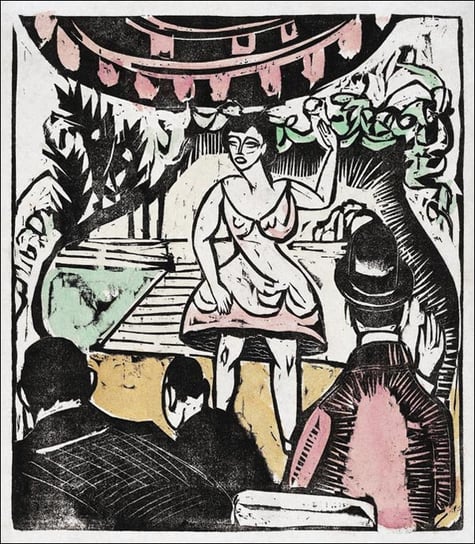 Galeria Plakatu, Little Variety Act, Ernst Ludwig Kirchner, 30x30 cm Galeria Plakatu