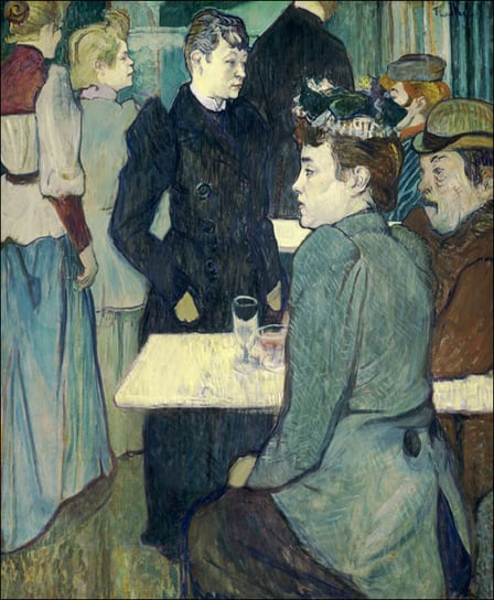 Galeria Plakatu, Plakat, A Corner of the Moulin de la Galette, Henri de Toulouse-Lautrec, 40x50 cm Galeria Plakatu