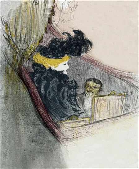 Galeria Plakatu, Plakat, A Princely Idyl, Clara Ward, Henri de Toulouse-Lautrec, 59,4x84,1 cm Galeria Plakatu