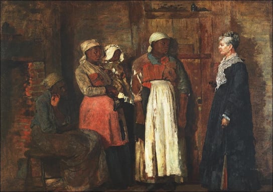 Galeria Plakatu, Plakat, A Visit from the Old Mistress, Winslow Homer, 60x40 cm Galeria Plakatu