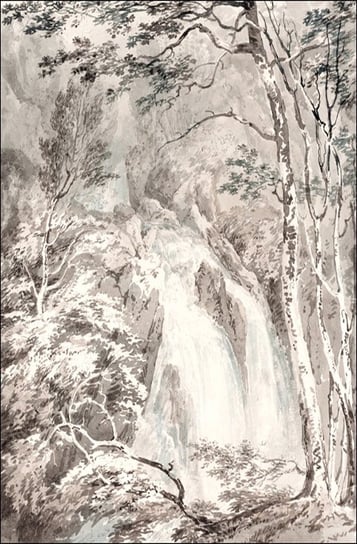 Galeria Plakatu, Plakat, A Waterfall, William Turner, 20x30 cm Galeria Plakatu