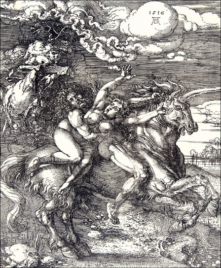 Galeria Plakatu, Plakat, Abduction of Proserpine, Albrecht Durer, 21x29,7 cm Galeria Plakatu