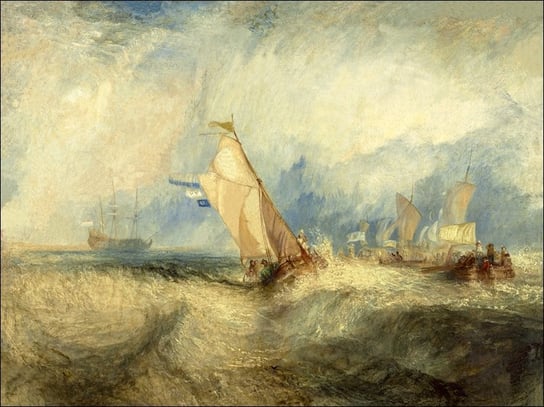 Galeria Plakatu, Plakat, An Tromp, going about to please his Masters, Ships a Sea, getting a Good Wetting, William Turner, 59,4x42 cm Galeria Plakatu