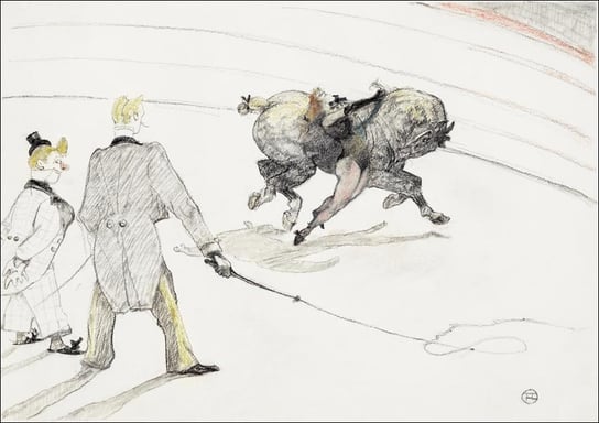 Galeria Plakatu, Plakat, At the Circus: Acrobats, Henri De Toulouse-Lautrec, 91,5x61 cm Galeria Plakatu
