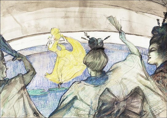 Galeria Plakatu, Plakat, At the Circus, Henri De Toulouse-Lautrec, 29,7x21 cm Galeria Plakatu