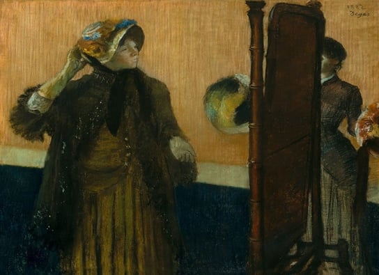 Galeria Plakatu, Plakat, At The Milliners, Edgar Degas, 100x70 cm Galeria Plakatu