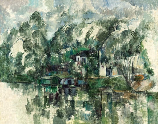 Galeria Plakatu, Plakat, At The Water's Edge, Paul Cézanne, 100x70 cm Galeria Plakatu