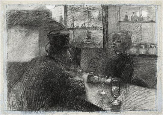 Galeria Plakatu, Plakat, Bar of the Café of the rue de Rome, Henri De Toulouse-Lautrec, 40x30 cm Galeria Plakatu