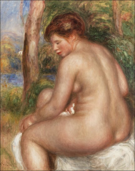 Galeria Plakatu, Plakat, Bather in Three-Quarter View, Pierre-Auguste Renoir, 29,7x42 cm Galeria Plakatu