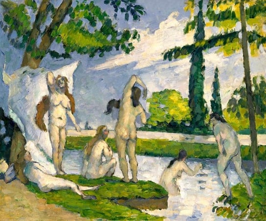 Galeria Plakatu, Plakat, Bathers, Paul Cézanne, 80x60 cm Galeria Plakatu