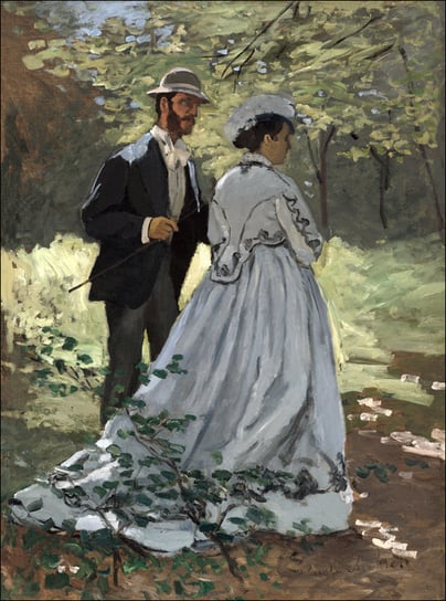 Galeria Plakatu, Plakat, Bazille and Camille (Study for Déjeuner sur l'Herbe), Claude Monet, 61x91,5 cm Galeria Plakatu