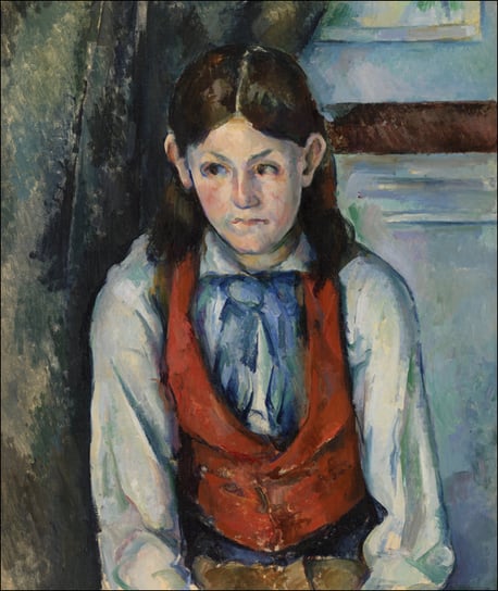 Galeria Plakatu, Plakat, Boy in a Red Vest, Paul Cézanne, 21x29,7 cm Galeria Plakatu