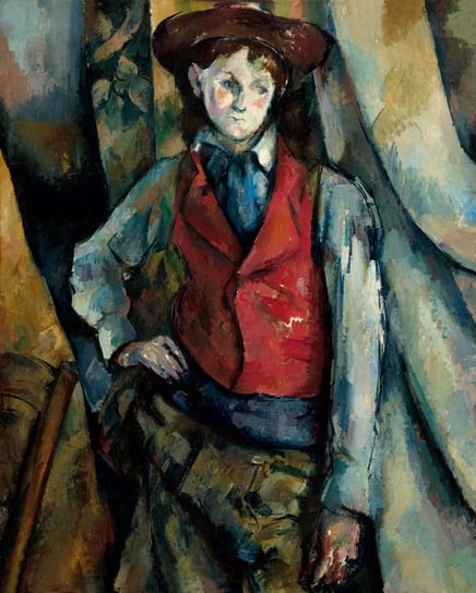 Galeria Plakatu, Plakat, Boy In A Red Waistcoat, Paul Cézanne, 29,7x42 cm Galeria Plakatu