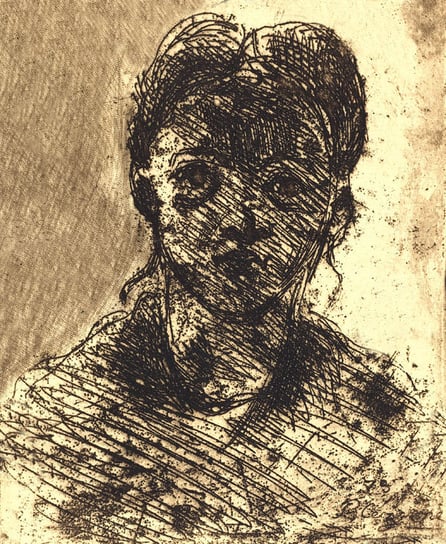 Galeria Plakatu, Plakat, Bust of A Girl, Paul Cézanne, 42x59,4 cm Galeria Plakatu