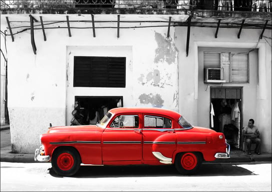 Galeria Plakatu, Plakat, Cadillac, Havana Cuba, 50x40 cm Galeria Plakatu