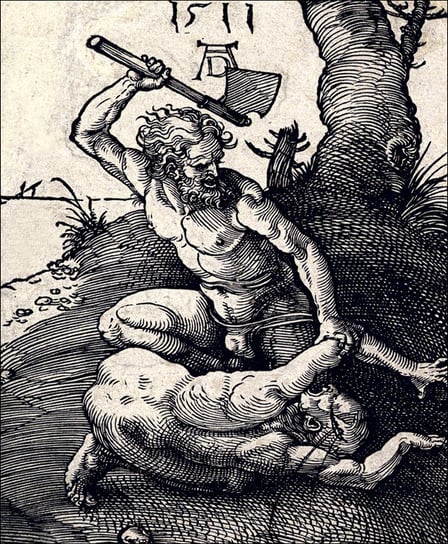 Galeria Plakatu, Plakat, Cain Killing Abel, Albrecht Durer, 40x50 cm Galeria Plakatu