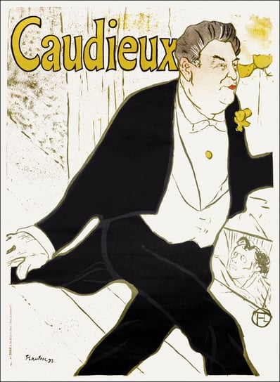 Galeria Plakatu, Plakat, Caudious, Henri De Toulouse-Lautrec, 61x91,5 cm Galeria Plakatu