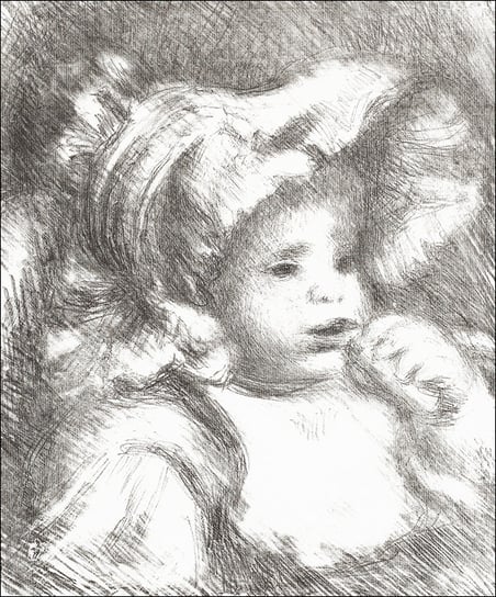 Galeria Plakatu, Plakat, Child with a Biscuit, Pierre-Auguste Renoir, 42x59,4 cm Galeria Plakatu