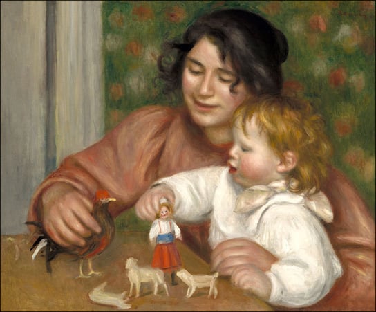 Galeria Plakatu, Plakat, Child With Toys   Gabrielle And The Artist_S Son, Jean, Auguste Renoir, 100x70 cm Galeria Plakatu