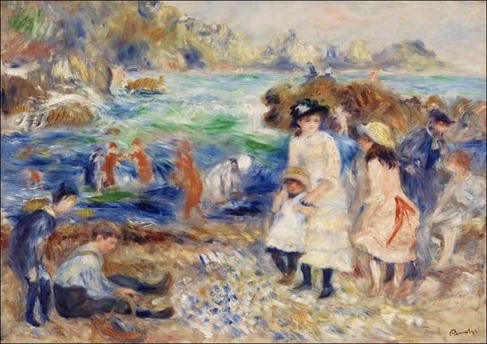 Galeria Plakatu, Plakat, Children on the Seashore, Pierre-Auguste Renoir, 30x20 cm Galeria Plakatu