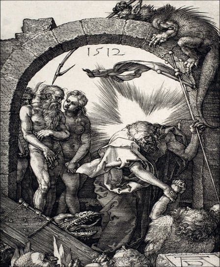 Galeria Plakatu, Plakat, Christ in Limbo, from The Passion, Albrecht Durer, 60x80 cm Galeria Plakatu