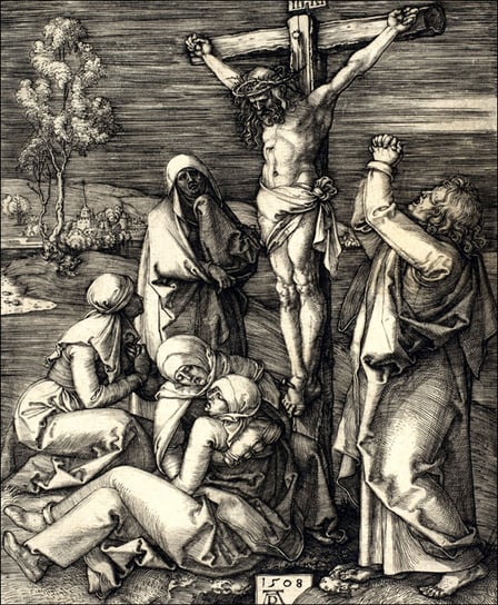 Galeria Plakatu, Plakat, Christ on the Cross, Albrecht Durer, 21x29,7 cm Galeria Plakatu