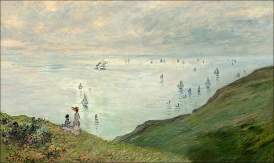 Galeria Plakatu, Plakat, Cliffs at Pourville, Claude Monet, 40x30 cm Galeria Plakatu