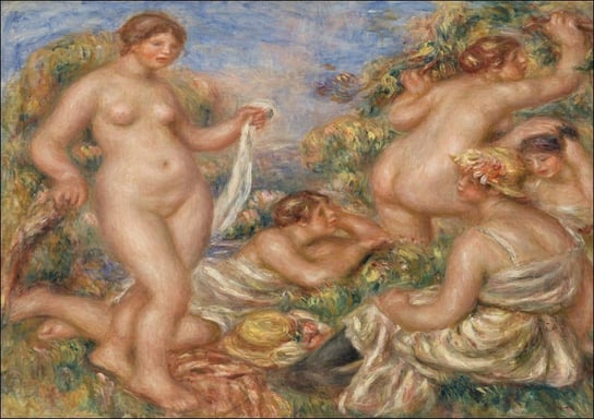 Galeria Plakatu, Plakat, Composition, Five Bathers, Pierre-Auguste Renoir, 60x40 cm Galeria Plakatu