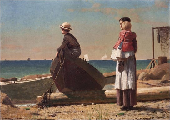 Galeria Plakatu, Plakat, Dad&rsquo;s Coming, Winslow Homer, 100x70 cm Galeria Plakatu