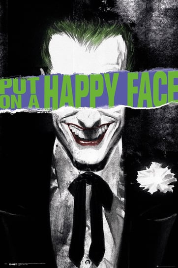 Galeria Plakatu, Plakat, Dc Comics Joker Happy Face, 61x91,5 cm Galeria Plakatu
