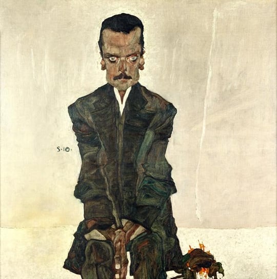 Galeria Plakatu, Plakat, Eduard Kosmack, Egon Schiele, 30x30 cm Galeria Plakatu