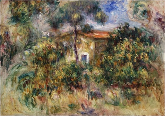 Galeria Plakatu, Plakat, Farmhouse, Pierre-Auguste Renoir, 29,7x21 cm Galeria Plakatu