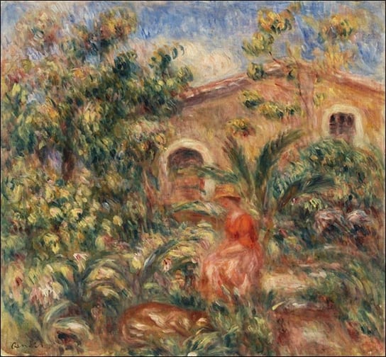 Galeria Plakatu, Plakat, Farmhouse, Pierre-Auguste Renoir, 60x60 cm Galeria Plakatu