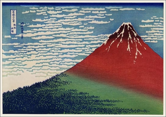 Galeria Plakatu, Plakat, Fine Wind, Clear Morning, Hokusai, 30x20 cm Galeria Plakatu