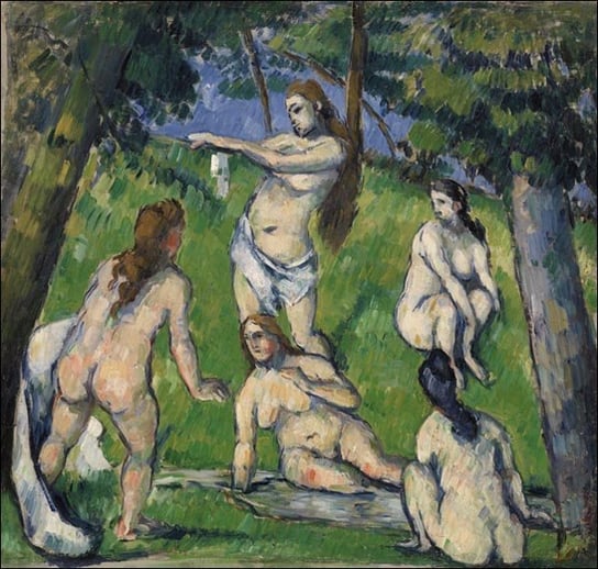 Galeria Plakatu, Plakat, Five Bathers, Paul Cézanne, 60x60 cm Galeria Plakatu