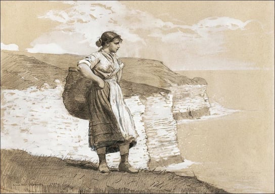 Galeria Plakatu, Plakat, Flamborough Head, England, Winslow Homer, 100x70 cm Galeria Plakatu