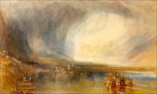 Galeria Plakatu, Plakat, Flüelen, from the Lake of Lucerne, William Turner, 29,7x21 cm Galeria Plakatu