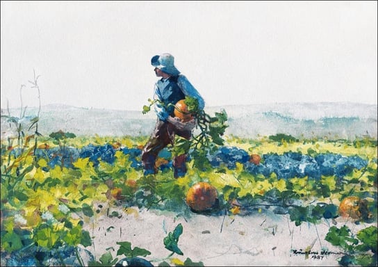 Galeria Plakatu, Plakat, For to Be a Farmer’s Boy, Winslow Homer, 60x40 cm Galeria Plakatu