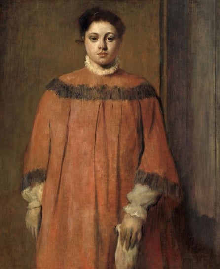 Galeria Plakatu, Plakat, Girl In Red, Edgar Degas, 59,4x84,1 cm Galeria Plakatu
